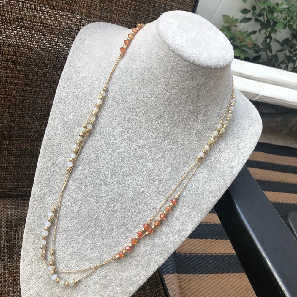 Long Layered Necklace - Picture 3 of 13